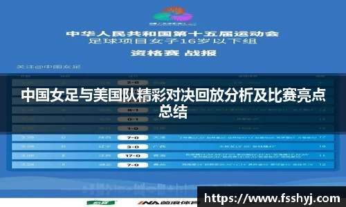 中国女足与美国队精彩对决回放分析及比赛亮点总结